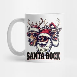 Print Design Christmas Santa Claus Rock Mug